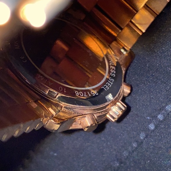 Oversized Bryn Pavé Rose Gold-Tone Watch - Picture 2 of 4